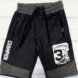 Къси летни панталони момче в тъмносиньо и сиво Къси летни панталони момче в тъмносиньо и сиво