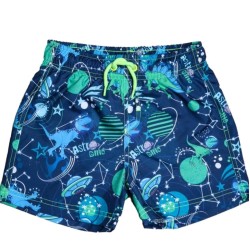 Детски бански тип шорти с планети и динозаври Детски бански тип шорти с планети и динозаври
