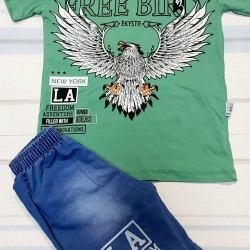 Комплект със зелена тениска Орел Комплект със зелена тениска Орел