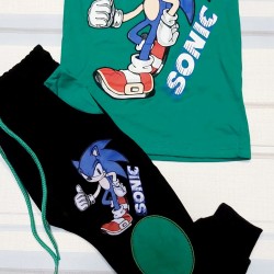 Детски комплект в зелено Соник Детски комплект в зелено Соник