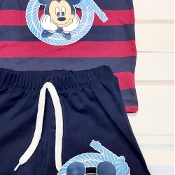 Детски летен комплект с Мики моряк Детски летен комплект с Мики моряк