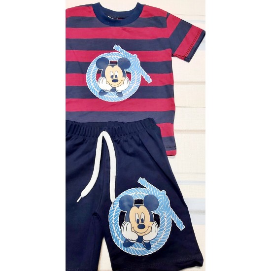 Детски летен комплект с Мики моряк