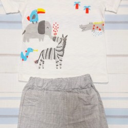 Детски комплект с диви животни от 2 части Детски комплект с диви животни от 2 части