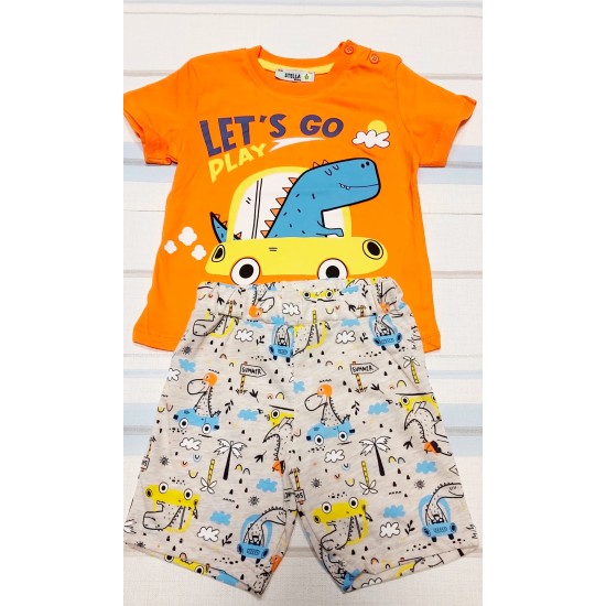 Детски комплект за момче Дино с кола Детски комплект за момче Дино с кола