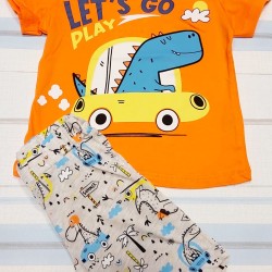 Детски комплект за момче Дино с кола Детски комплект за момче Дино с кола