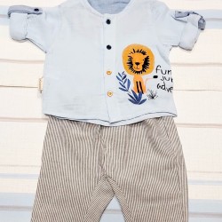 Бебешки комплект с шапка Тигърче Бебешки комплект с шапка Тигърче