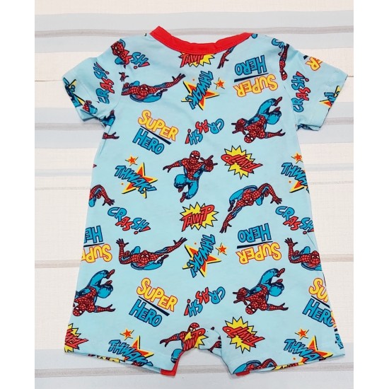 Летен бебешки гащеризон със Спайдърмен