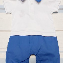 Бебешки гащеризон ромпър с моряшка яка Бебешки гащеризон ромпър с моряшка яка