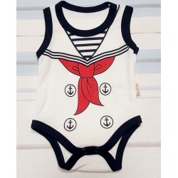 Бебешки боди потник Моряшки