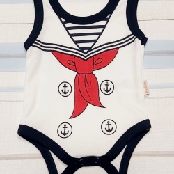Бебешки боди потник Моряшки