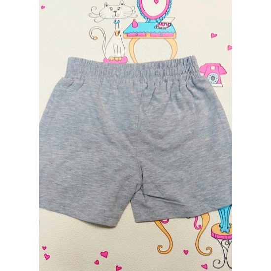Детски къси панталони в сиво