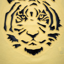 Жълта детска тениска 3Д с тигър Жълта детска тениска 3Д с тигър