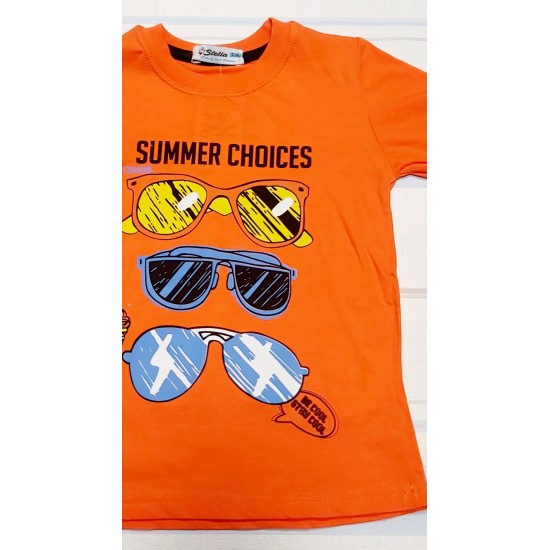 Детска оранжева тениска Детска оранжева тениска