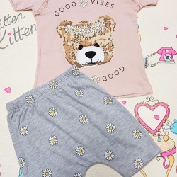 Летен бебешки комплект Мече Летен бебешки комплект Мече