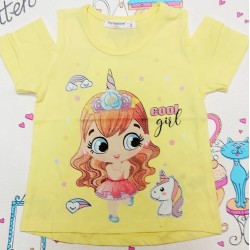 Детска жълта блуза с Еднорог