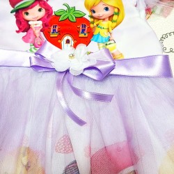 Официална лилава рокля с тюл Ягодка Официална лилава рокля с тюл Ягодка