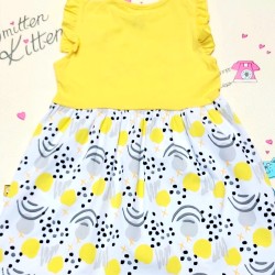 Детска рокля в жълто  Мери