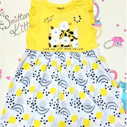 Детска рокля в жълто Мери Детска рокля в жълто Мери