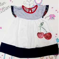 Бебешка рокля с черешки