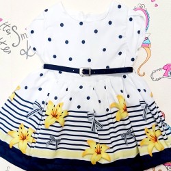 Детска рокля на точки  Лилия