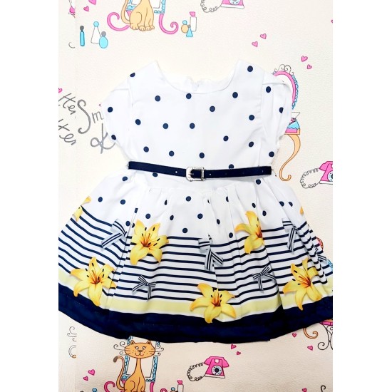 Детска рокля на точки  Лилия