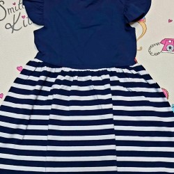 Детска рокля в тъмносиньо рае  Cherry