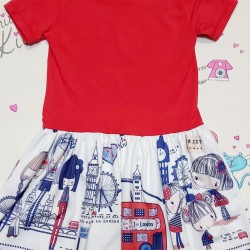 Детска рокля в червено  Лондон