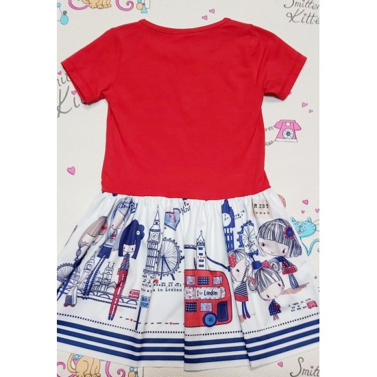 Детска рокля в червено  Лондон