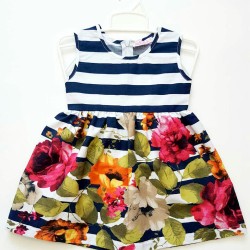 Детска рокля с цветя Биби Детска рокля с цветя Биби