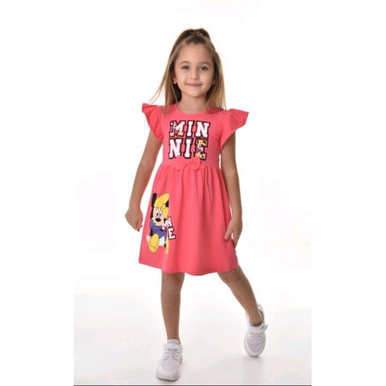 Детска цикламена рокля Мини Детска цикламена рокля Мини