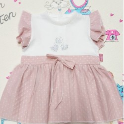 Бебешка рокля на точки  Лейла Бебешка рокля на точки  Лейла