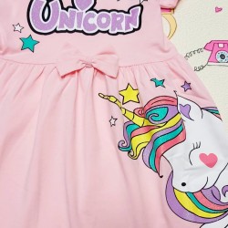 Детска рокля в розово Unicorn Детска рокля в розово Unicorn
