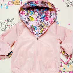 Двулицево шушляково яке с качулка  Алисия