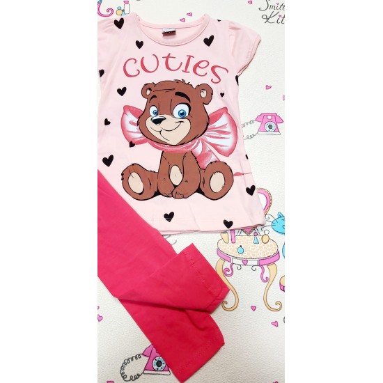 Детски комплект Мечо с панделка
