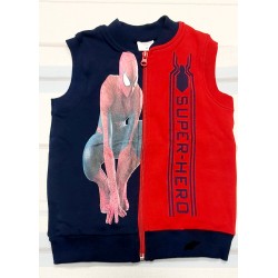 Памучен ватиран елек Спайдърмен