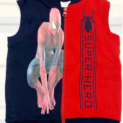 Памучен ватиран елек Спайдърмен Памучен ватиран елек Спайдърмен