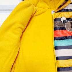 Детски шушляков елек с качулка Боби Детски шушляков елек с качулка Боби