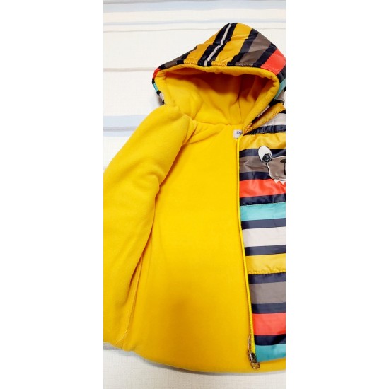 Детски шушляков елек с качулка ,,Боби