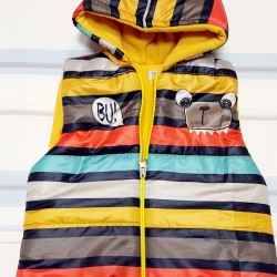 Детски шушляков елек с качулка Боби Детски шушляков елек с качулка Боби