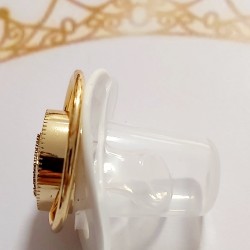 Луксозен Биберон залъгалка бижу за момче  Мустаци