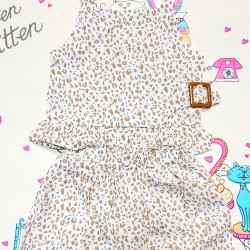 Детски комплект с къси панталонки ,,Африка" и лента за коса