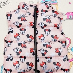 Шушляков елек за момиче Мини в розово