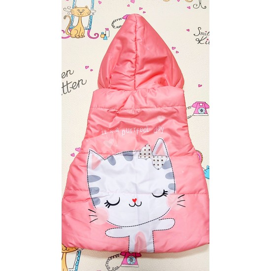 Детски шушляков елек ,,Котето Мери