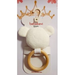 Бебешка дрънкалка в бяло Коала Бебешка дрънкалка в бяло Коала