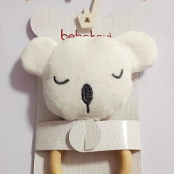 Бебешка дрънкалка в бяло Коала Бебешка дрънкалка в бяло Коала