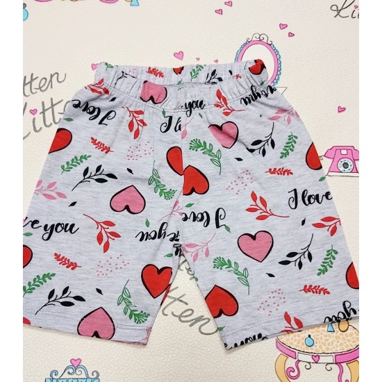 Детски летен комплект Сърцата за момиче Детски летен комплект Сърцата за момиче