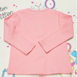 Детска жилетка със златна панделка