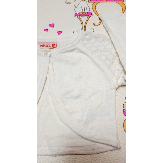 Детско болеро в екрю Детско болеро в екрю