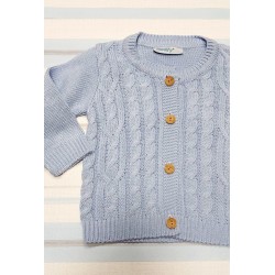 Бебешка жилетка в светло синьо