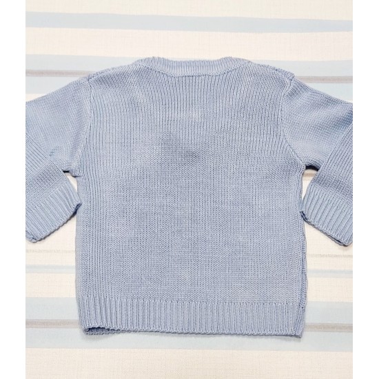 Бебешка жилетка в светло синьо Бебешка жилетка в светло синьо